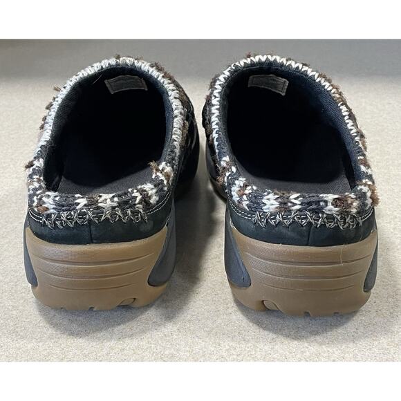Merrell Encore Scoop Black Leather Slip On Knit Cuff Comfort Loafers Women’s 8.5 - Picture 3 of 12